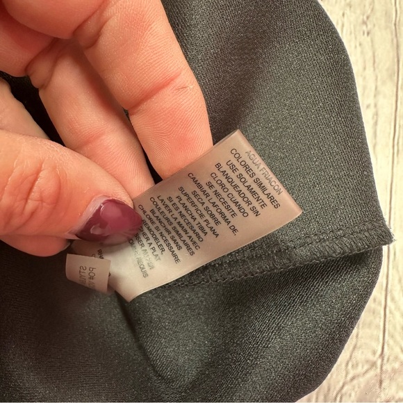 vince camuto black white sheath dress crochet lace collar/neckline detail sz 10 - Picture 10 of 11